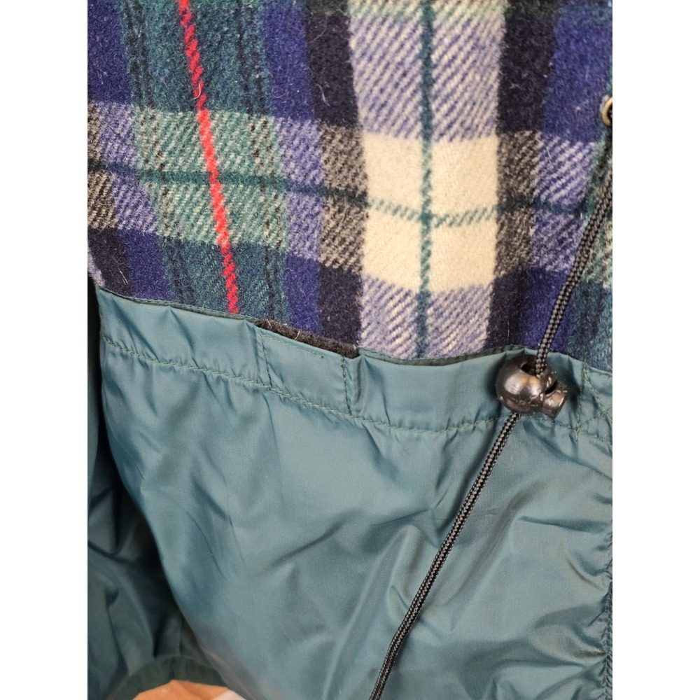Vintage Y2K Eddie Bauer Men's Jacket Coat Green Wool Lining Warm Size Small - Picture 12 of 15